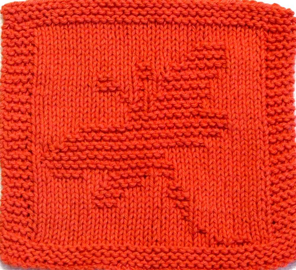 Dragonfly dishcloth knit pattern