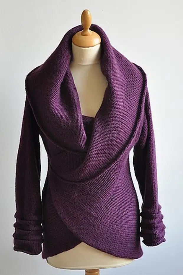 Drapey cardigan knitting pattern
