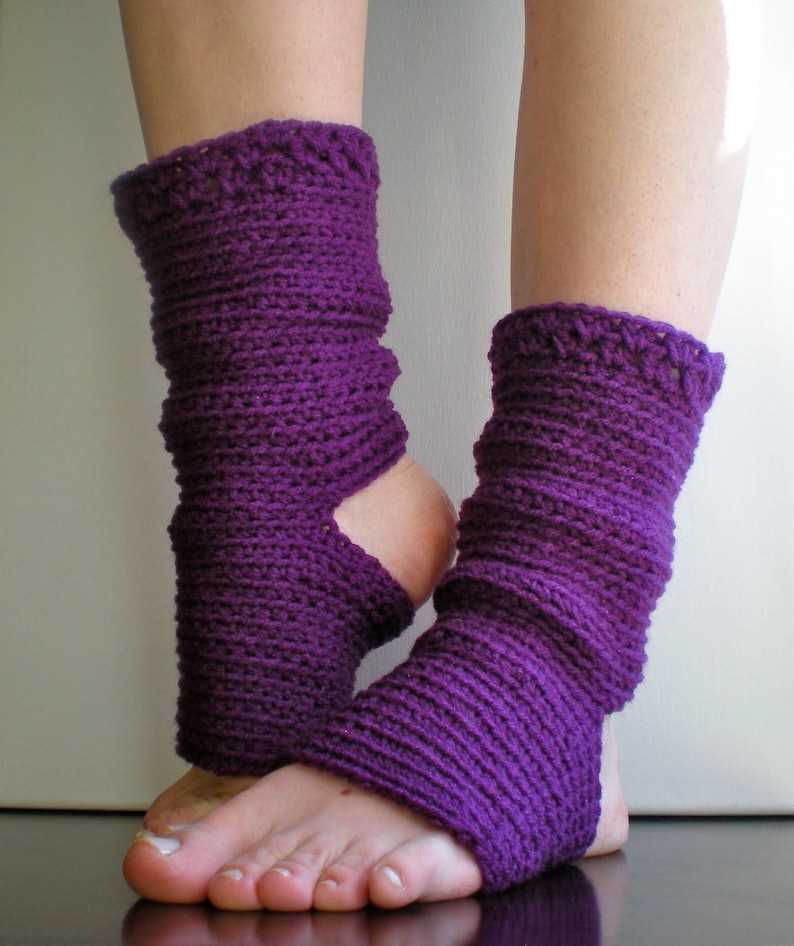 Yoga leg warmers knitting pattern