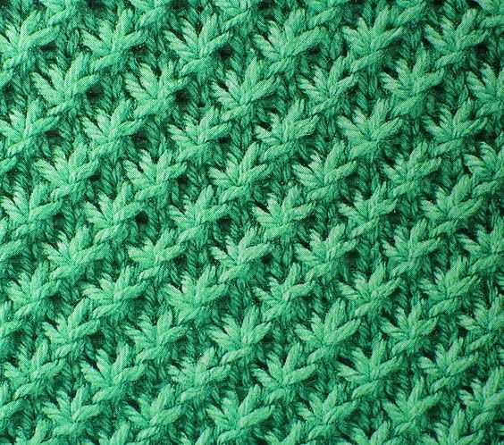 Drop stitch scarf knit pattern