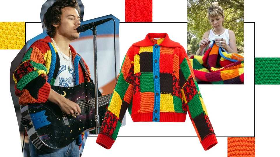Jw anderson cardigan knitting pattern
