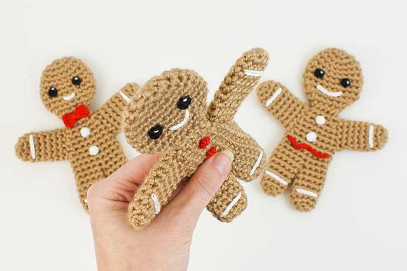Gingerbread man jumper knitting pattern