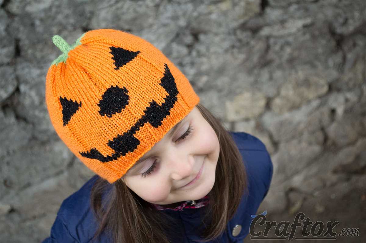 Free knitting pattern for small pumpkin