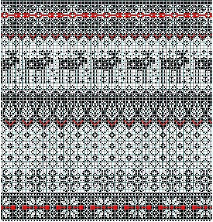 Norwegian fair isle knitting patterns