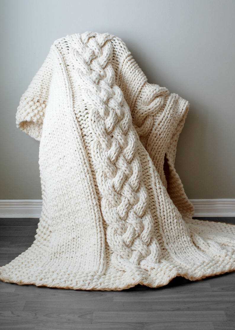 Cable knit blanket patterns