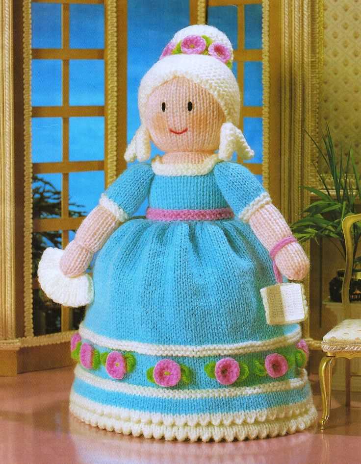 Cinderella doll knitting pattern