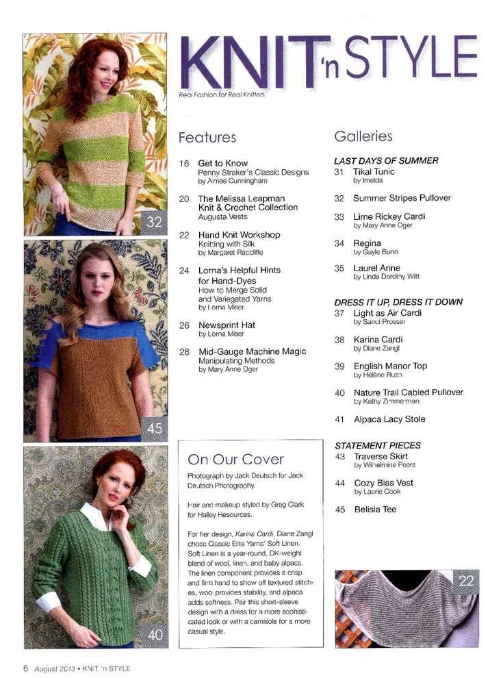 Knit n style patterns