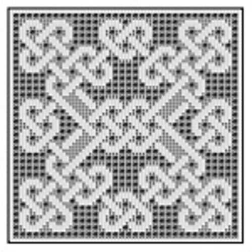 Celtic cross knitting pattern