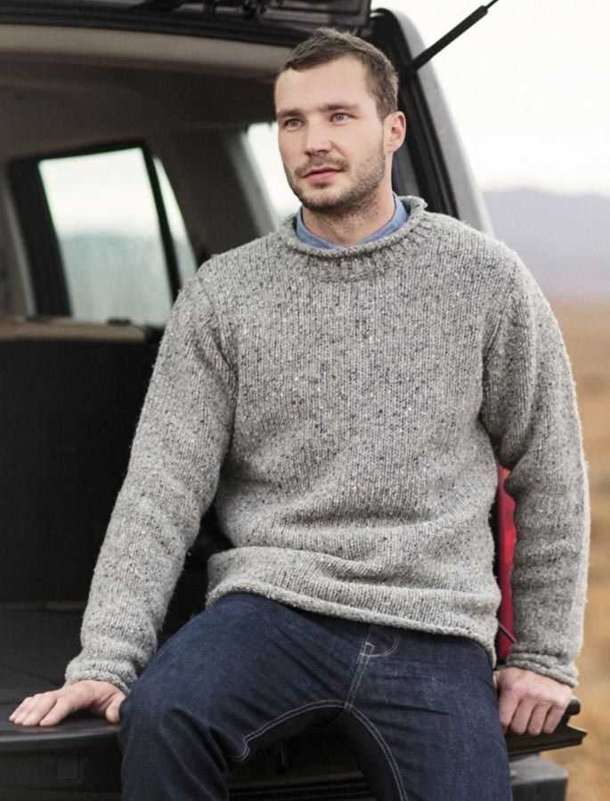 Fisherman rib knit sweater pattern