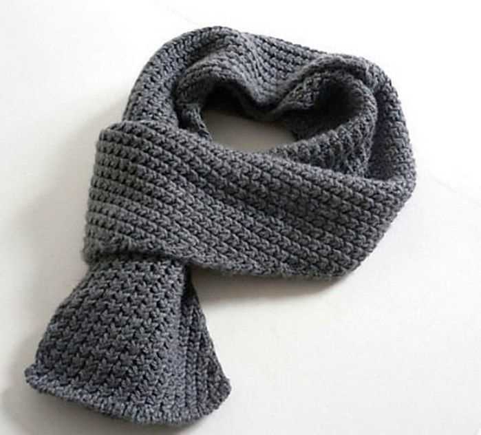 Mens scarf knitting pattern