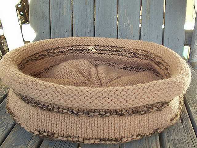 Knitted dog bed pattern free