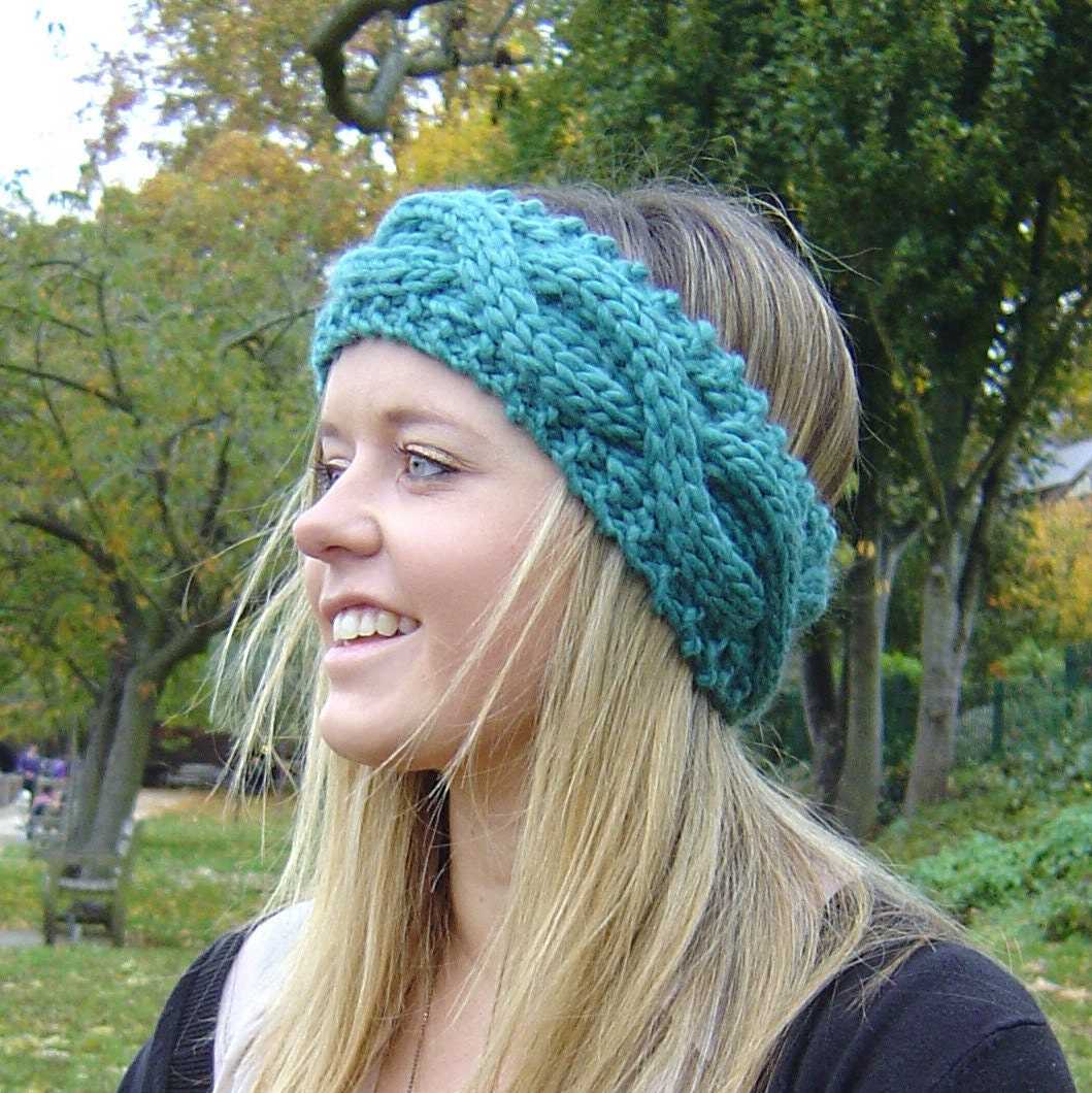 Ear warmer headband pattern knit