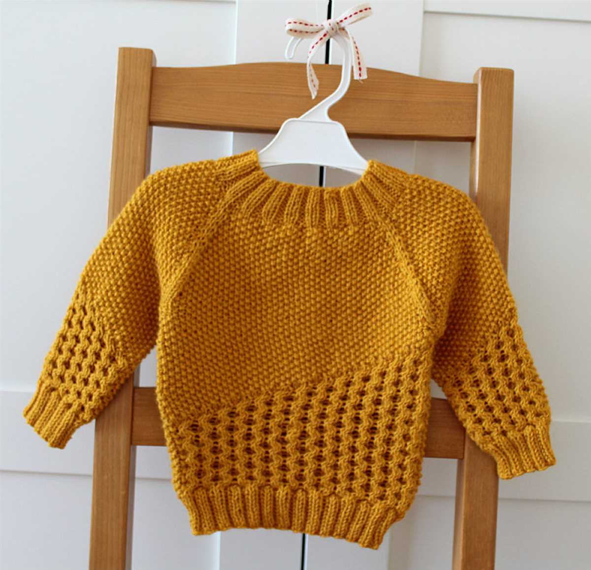 Easiest baby sweater knit pattern