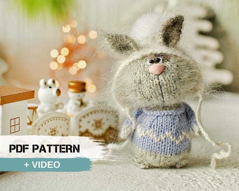 Easy bunny knitting pattern