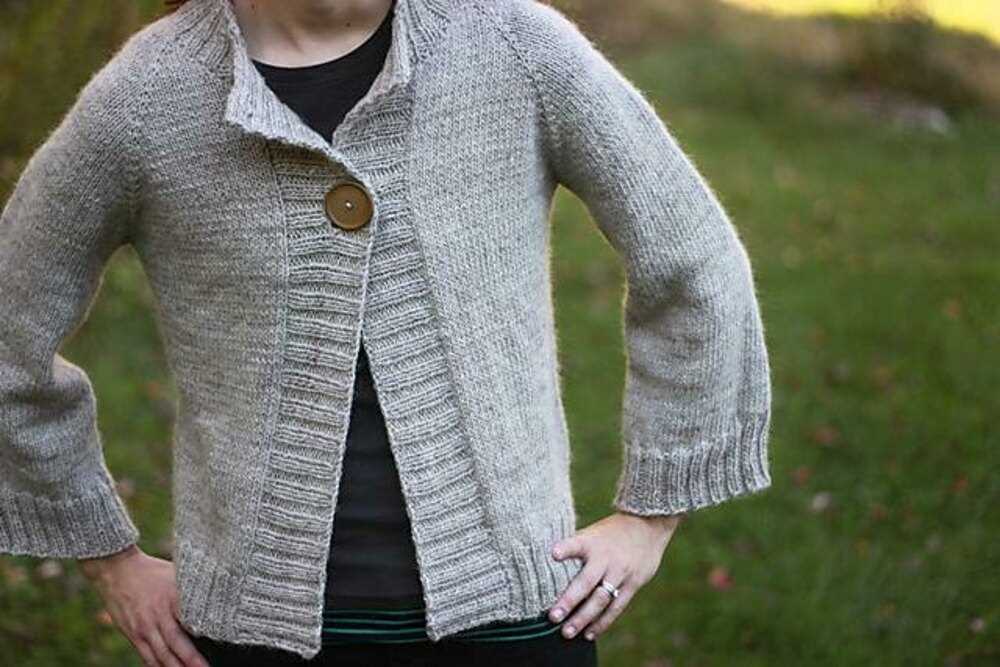 Easy cardigan knitting pattern free