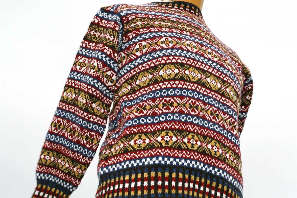Easy fair isle knit hat pattern