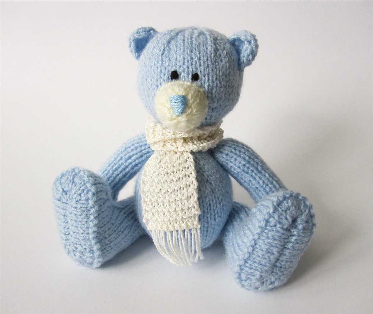 Easy knit bear pattern