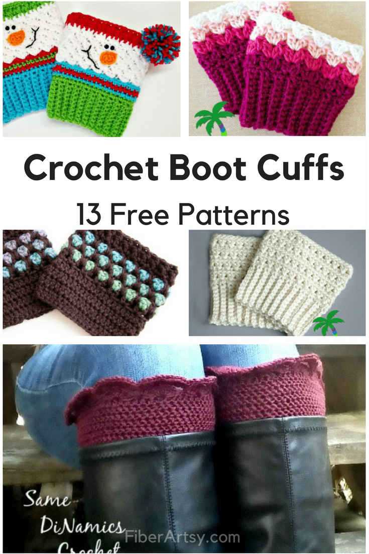Easy knit boot cuff pattern free