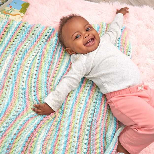 Easy knit car seat blanket pattern