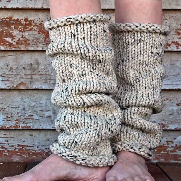 Easy knit leg warmers pattern free