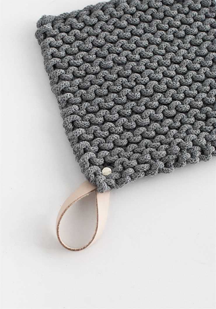 Easy knit potholder pattern