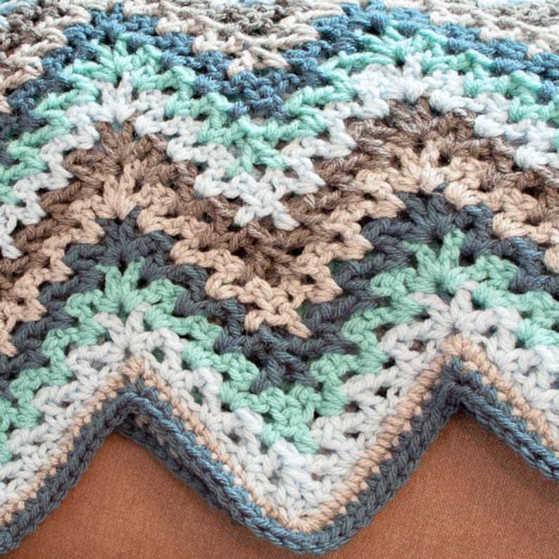 Easy knit ripple pattern