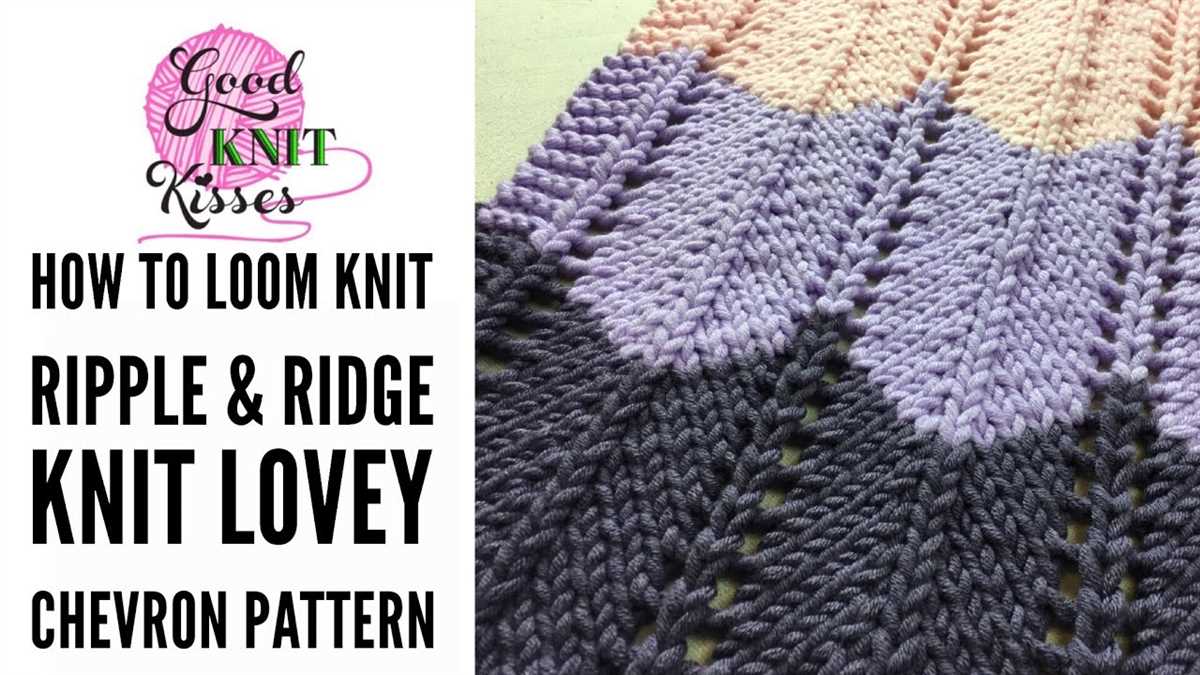 Easy knit ripple pattern