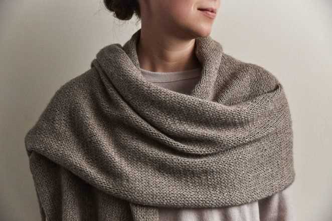 Easy knit wrap pattern free
