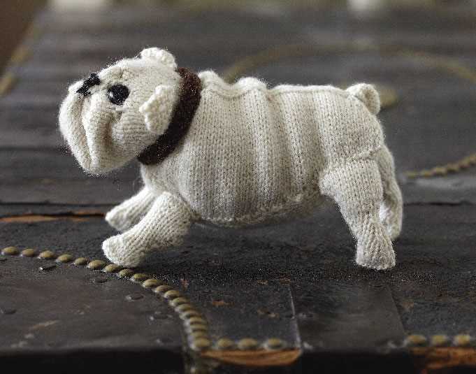 Easy knitted dog toy pattern
