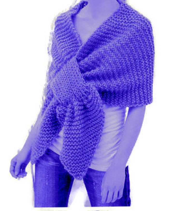 Easy knitted shawl patterns