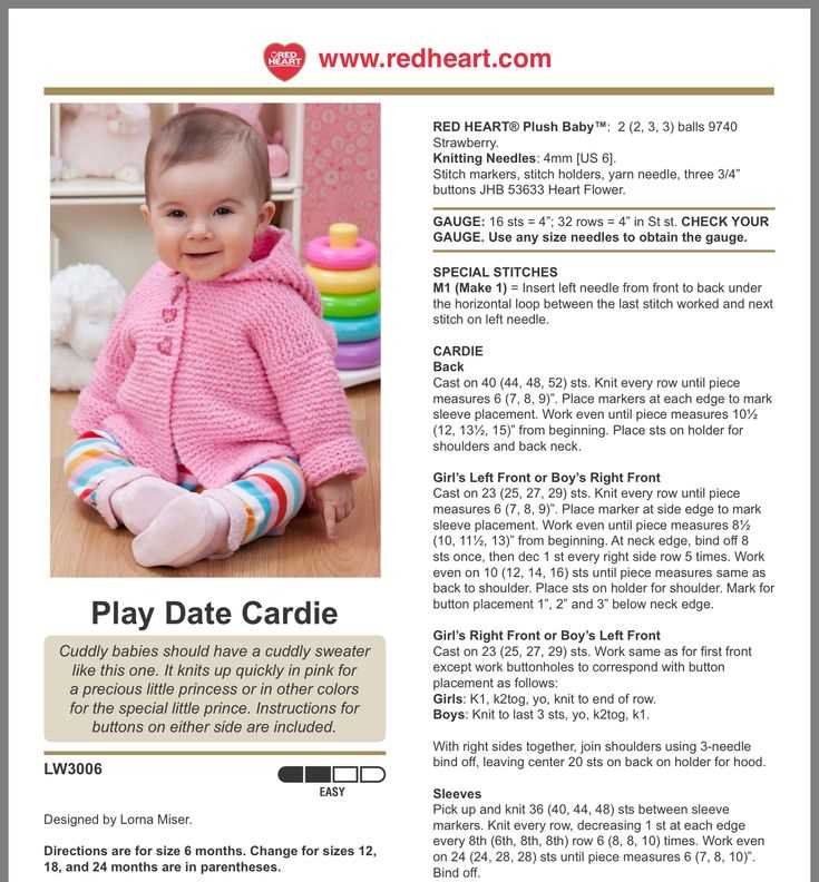 Easy knitting baby sweater patterns for beginners