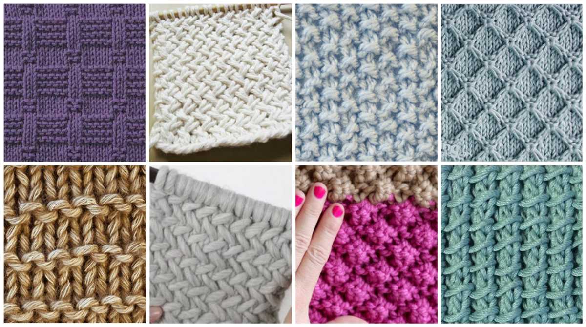 Easy knitting stitch patterns