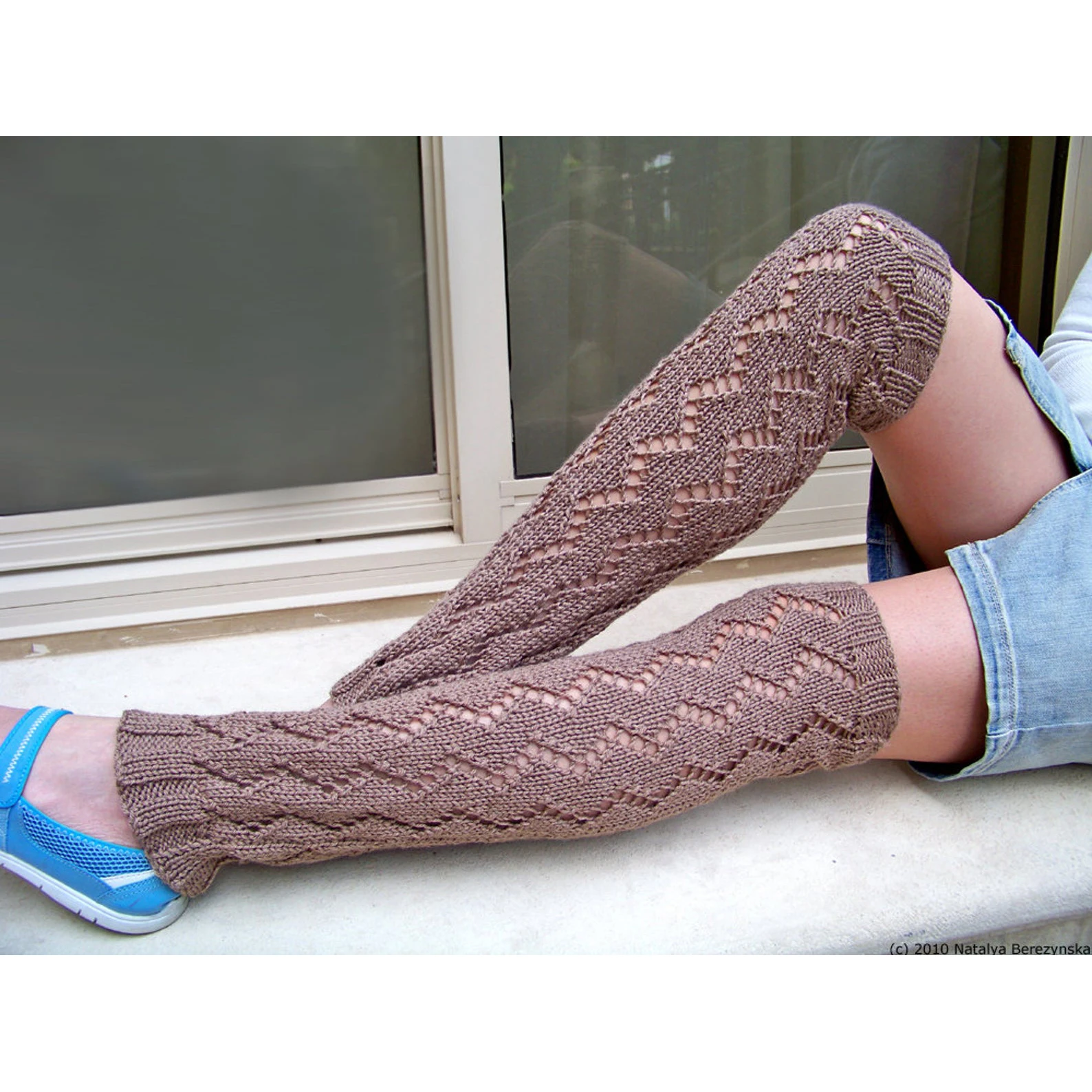 Easy leg warmer knitting pattern