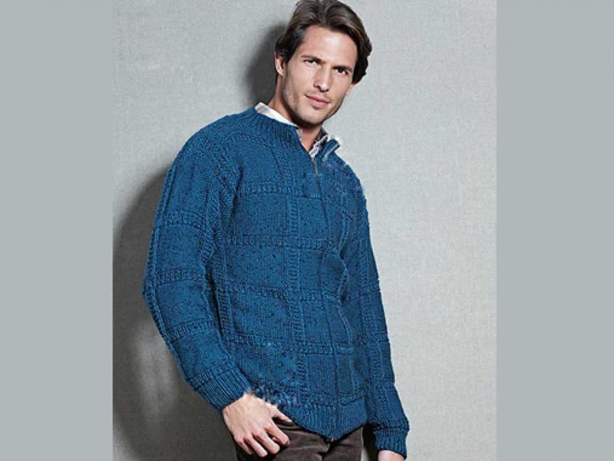 Easy men's knit sweater pattern