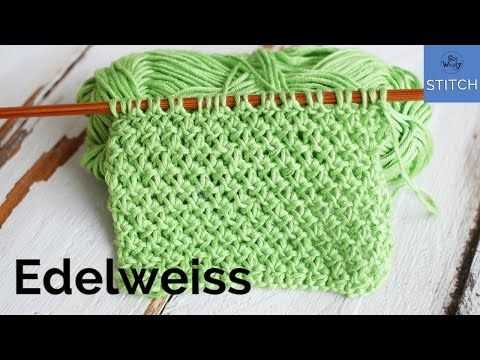 Easy reversible knit scarf pattern