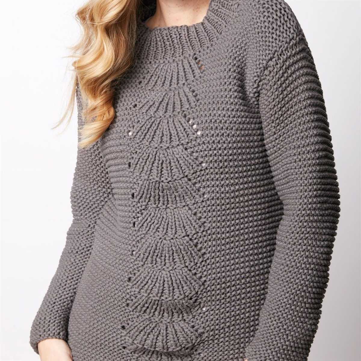 Easy cable knit sweater pattern