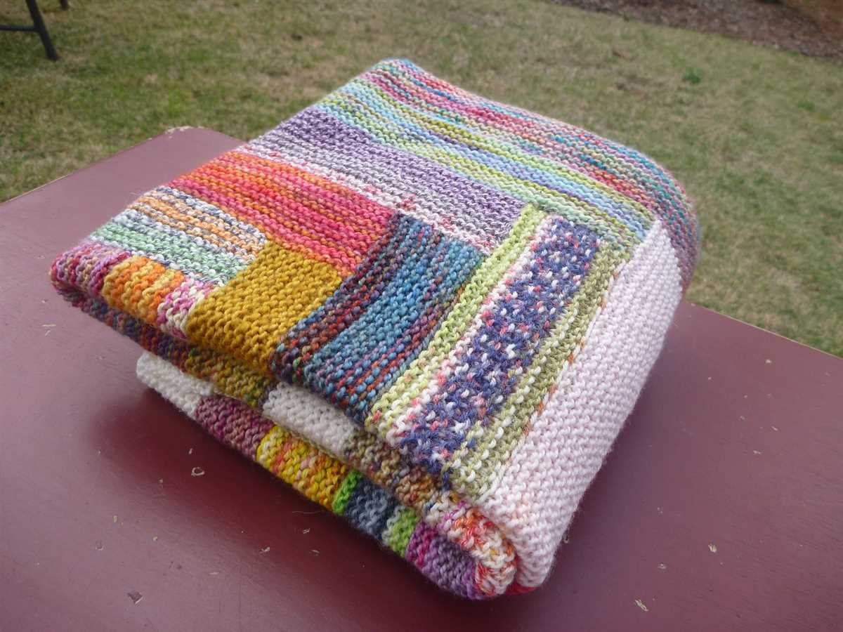 Easy free blanket knitting patterns