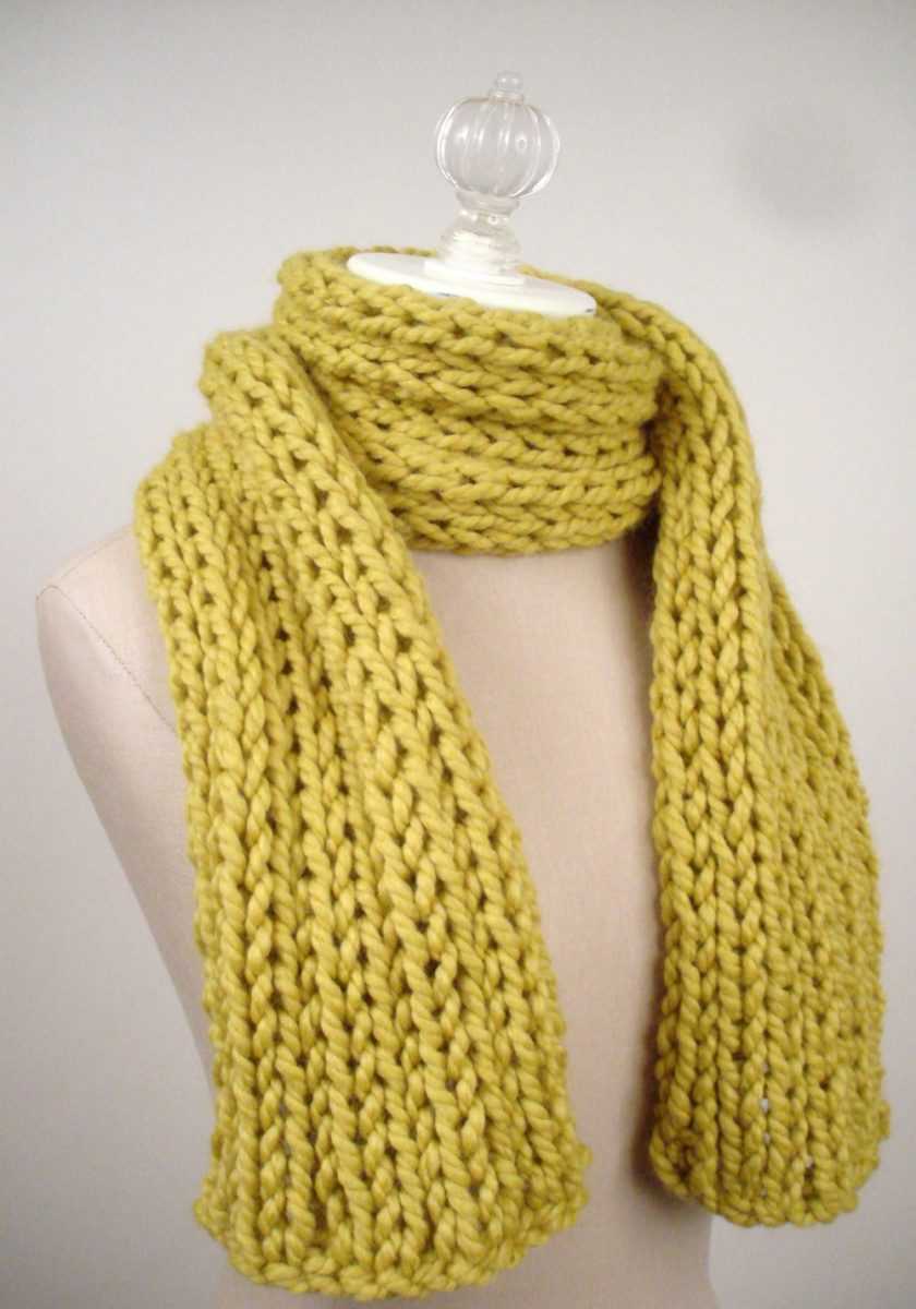 Easy free scarf knitting patterns