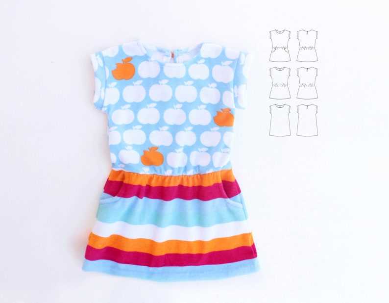 Easy jersey knit dress pattern