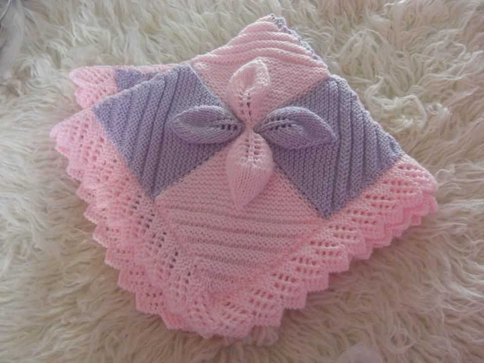 Easy knit car seat blanket pattern