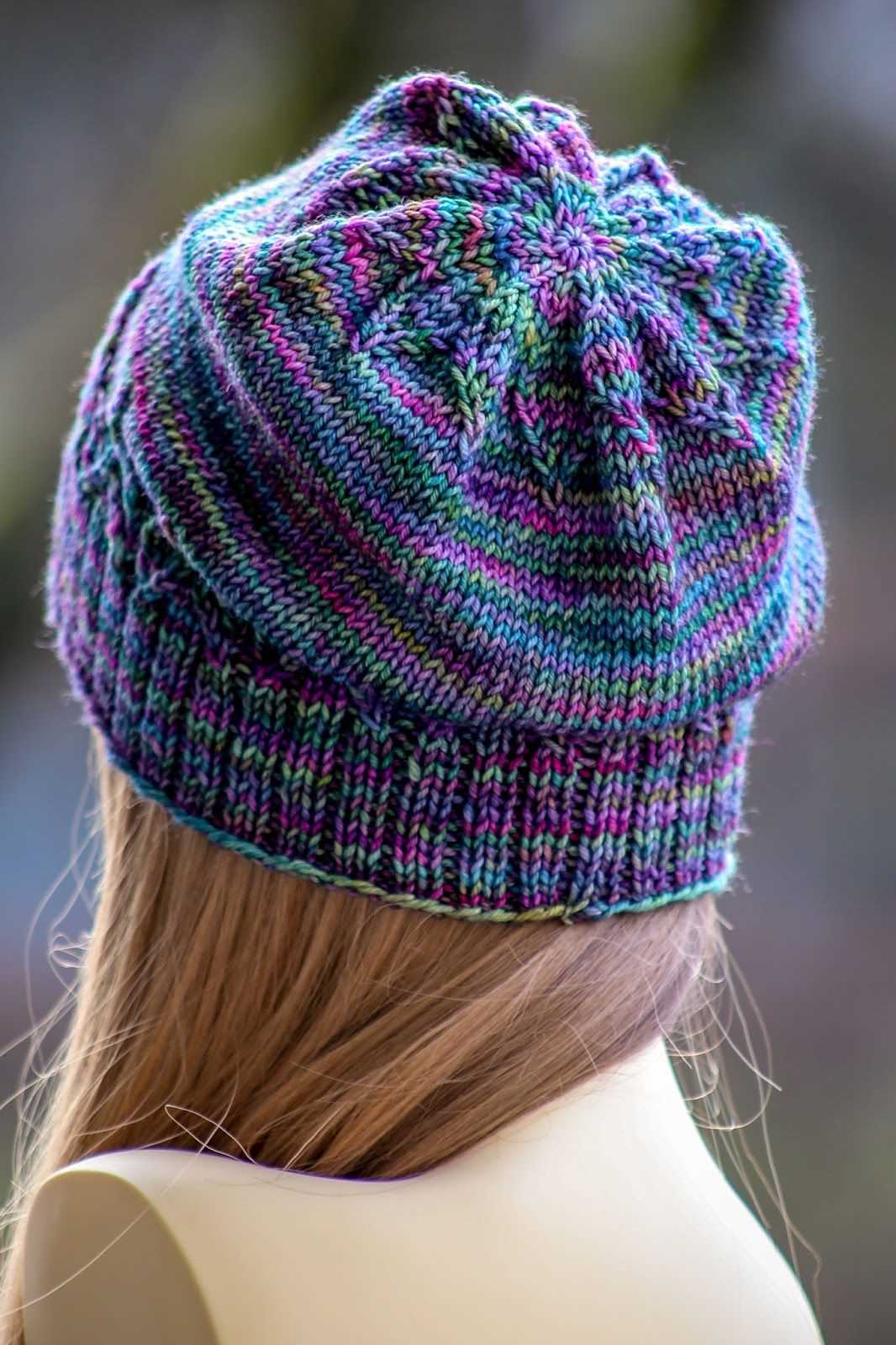 Easy knit hat circular needles patterns