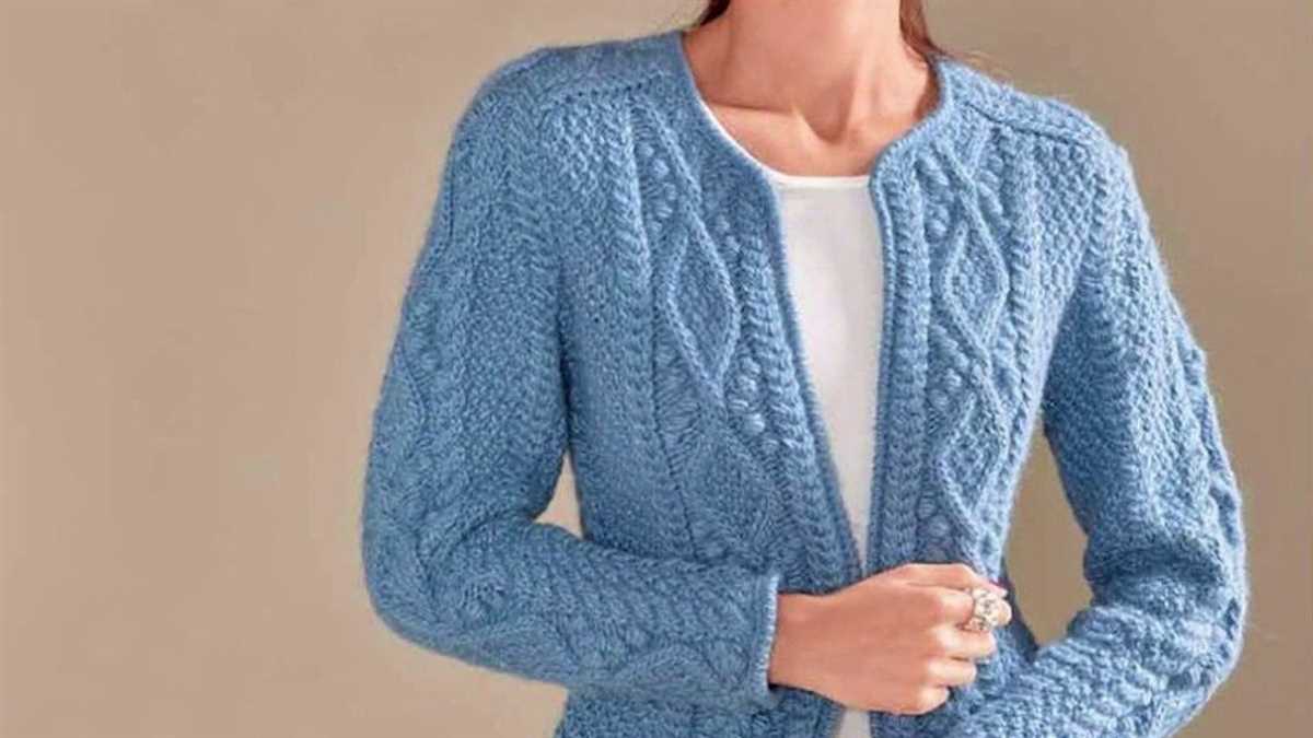 Easy knit ladies cardigan patterns