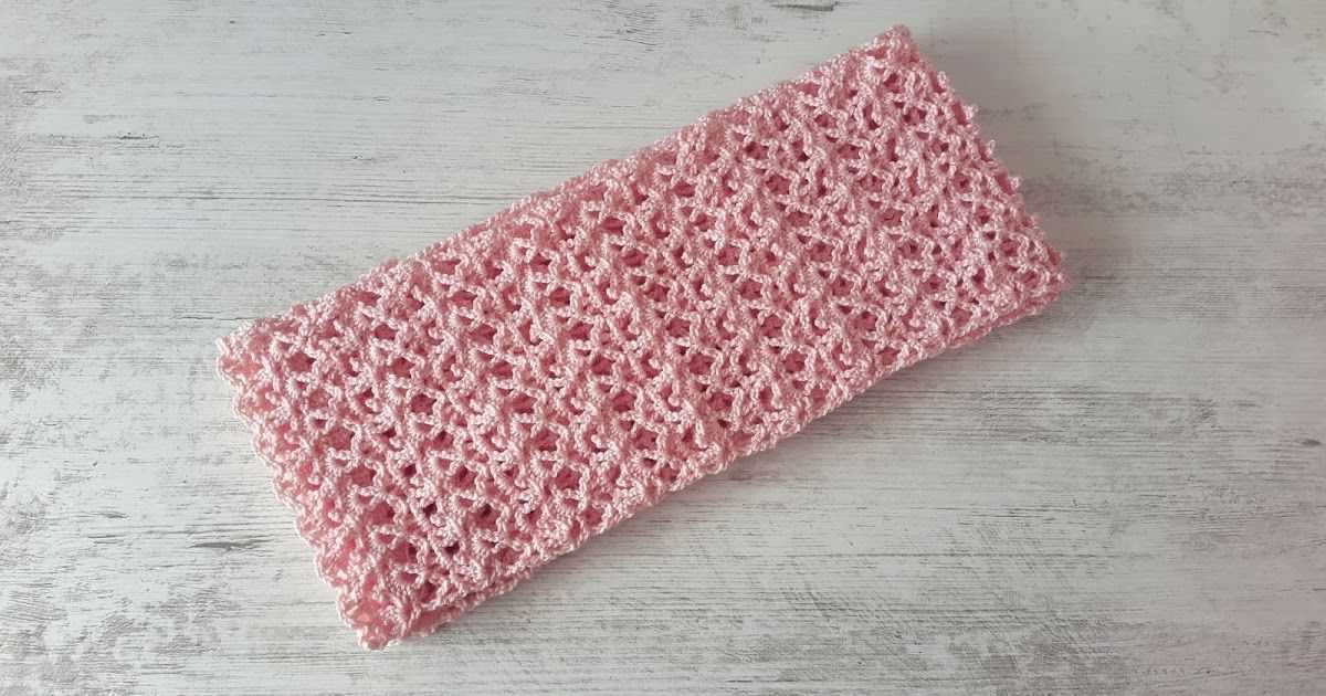 Easy knit summer scarf pattern
