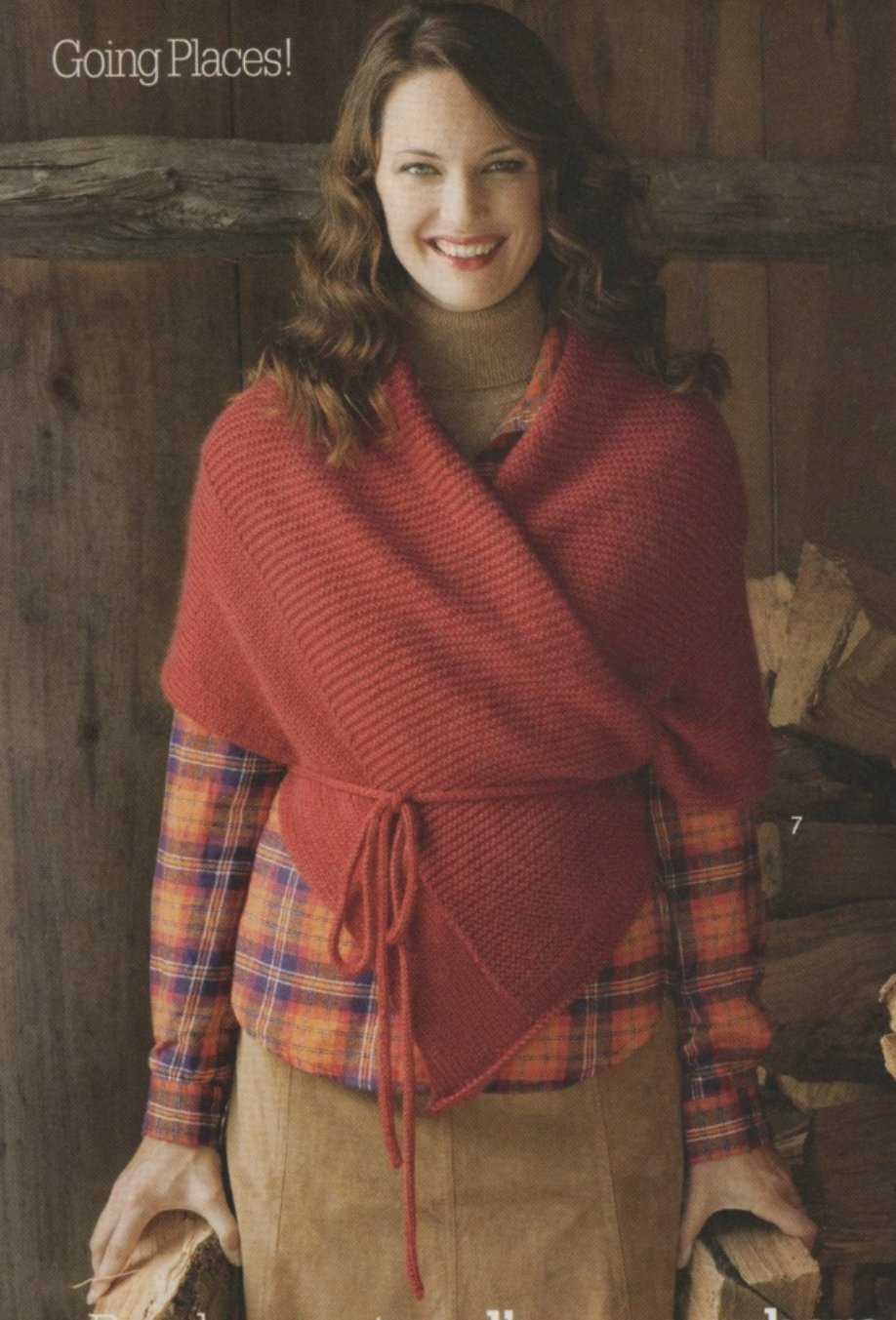 Easy knit wrap pattern