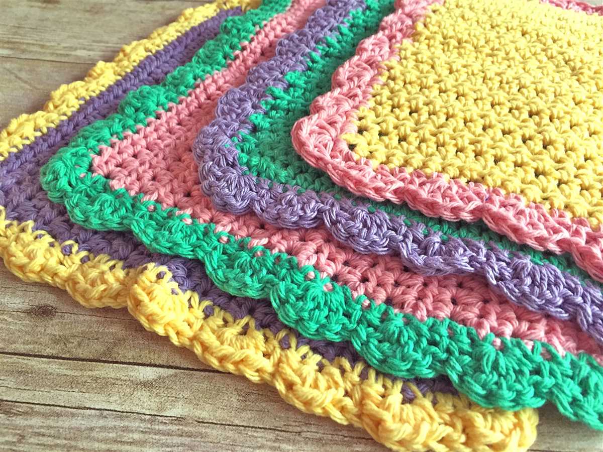 Easy knitted dishcloths free patterns