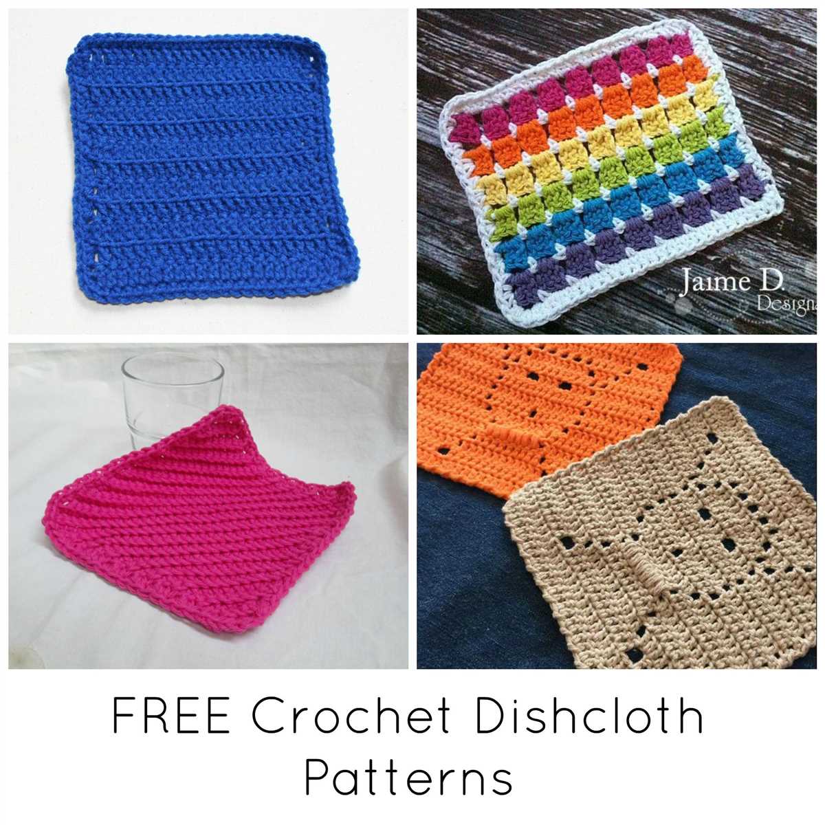 Easy knitted dishcloths free patterns