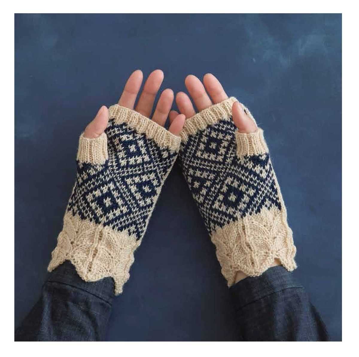 Easy knitted gloves pattern