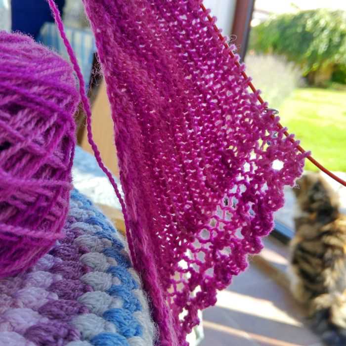 Easy knitted shawl patterns