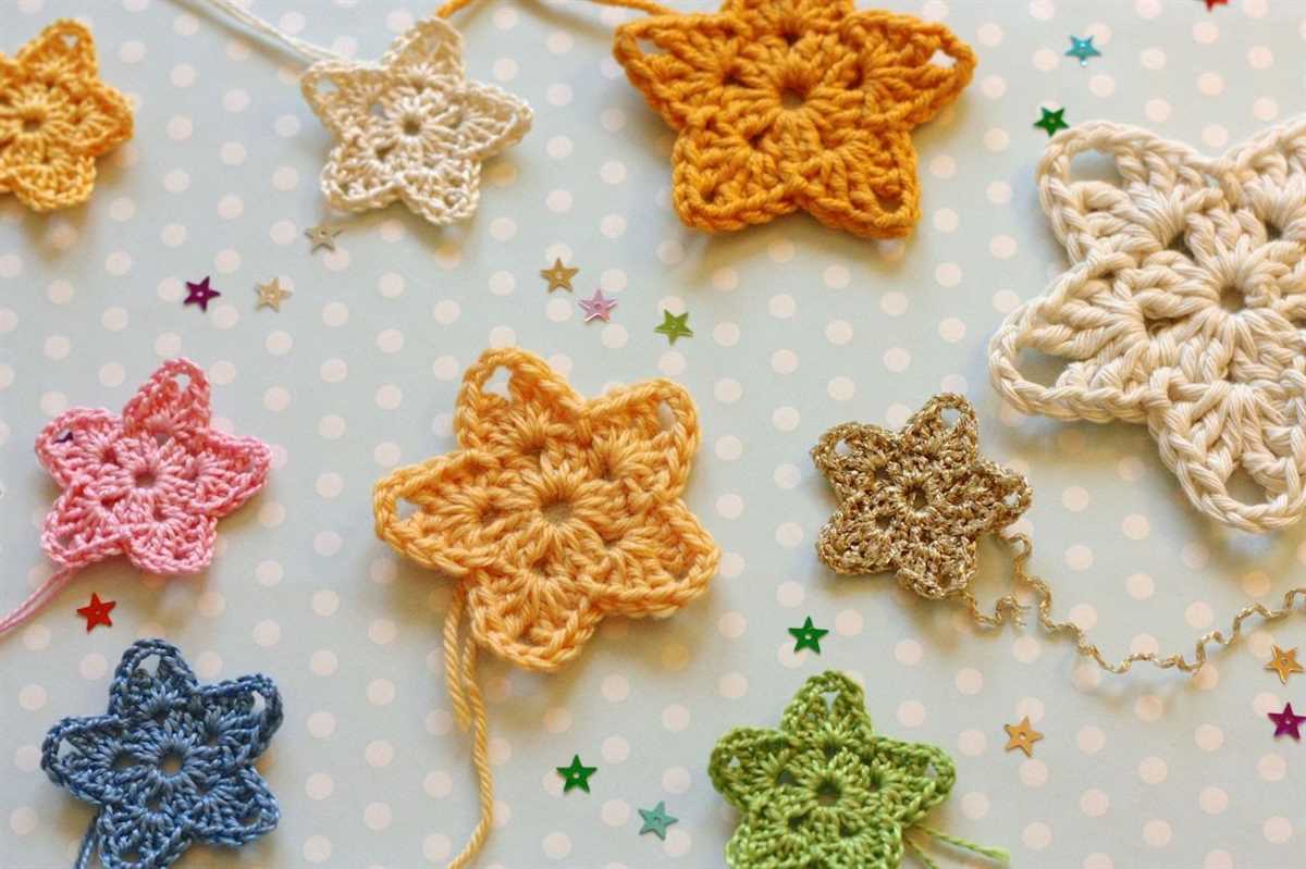 Easy knitted star pattern