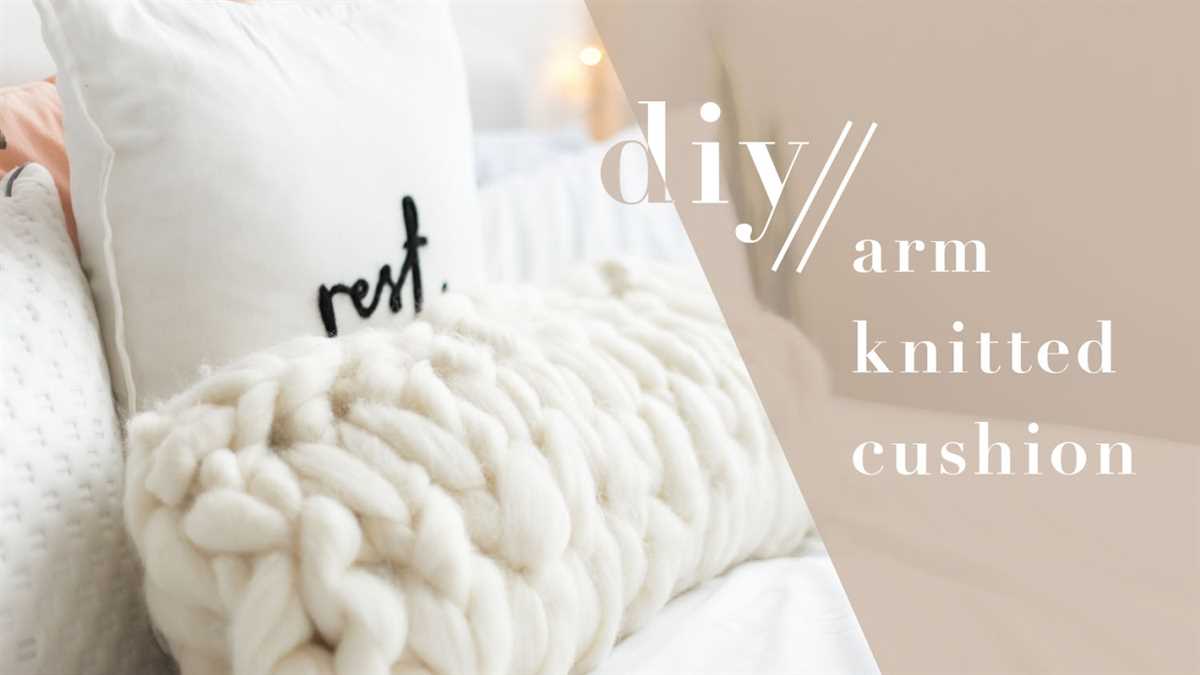 Easy knitting patterns for cushion covers